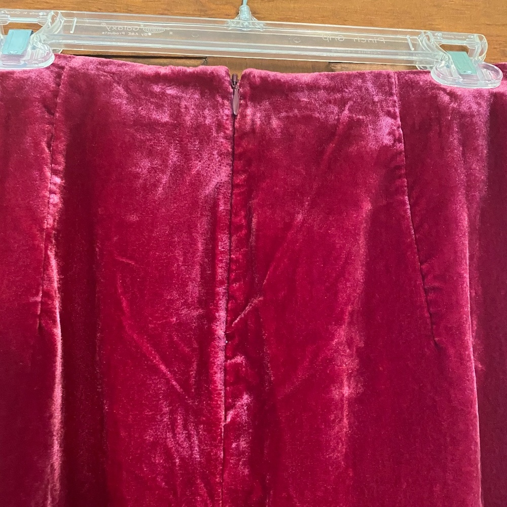 NWT Anthropologie Montie Velvet Miniskirt size 6 - Picture 9 of 11